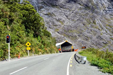Fiordland - Homer Tunnel clipart