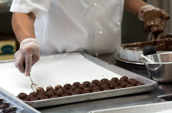 Chocolate balls — Stock Photo, Image