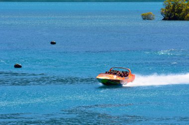 yüksek hızlı jet tekne yolculuğu - queenstown nz