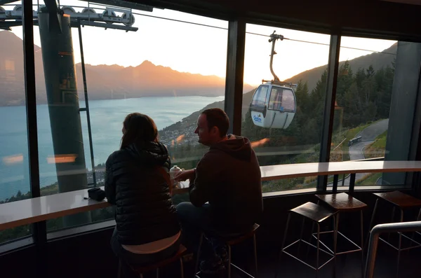 Skyline gôndola queenstown nz — Fotografia de Stock