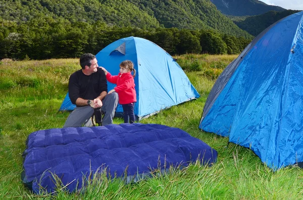 Familiencamping — Stockfoto