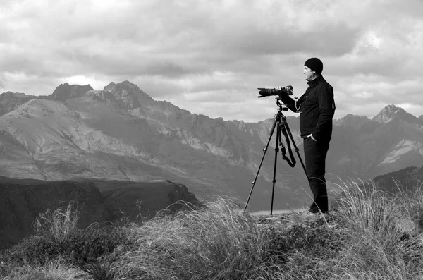 Op locatie fotograaf — Stockfoto