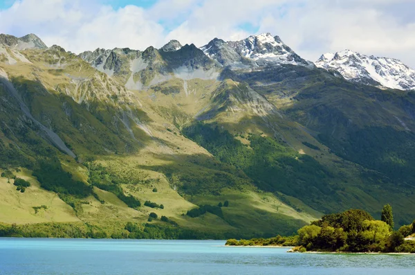 Jezioro wakatipu, Nowa Zelandia — Zdjęcie stockowe