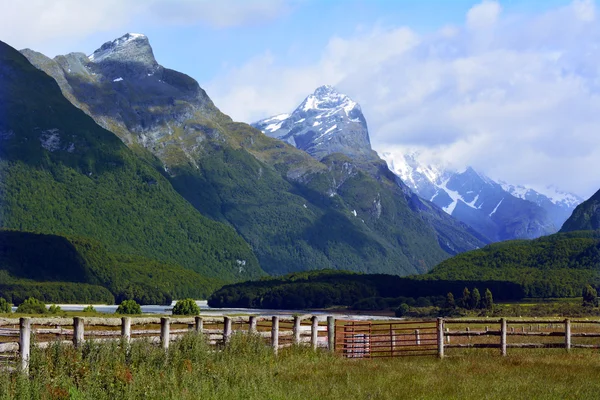 Landskab i Glenorchy New Zealand - Stock-foto