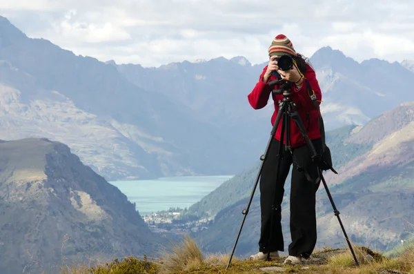 Fotógrafo de viagem — Fotografia de Stock