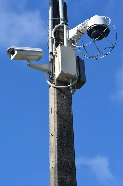 Säkerhet övervakningskameror — Stockfoto