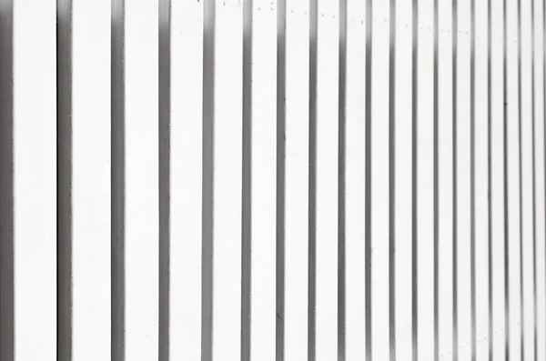 Beyaz ahşap çit — Stok fotoğraf