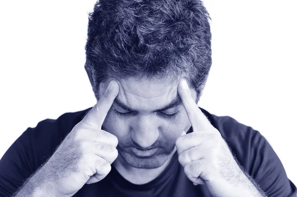 Depressieve man — Stockfoto