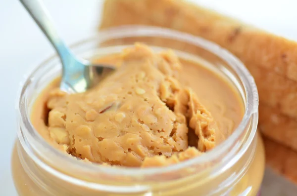 Crunchy peanut butter — Stock Photo, Image