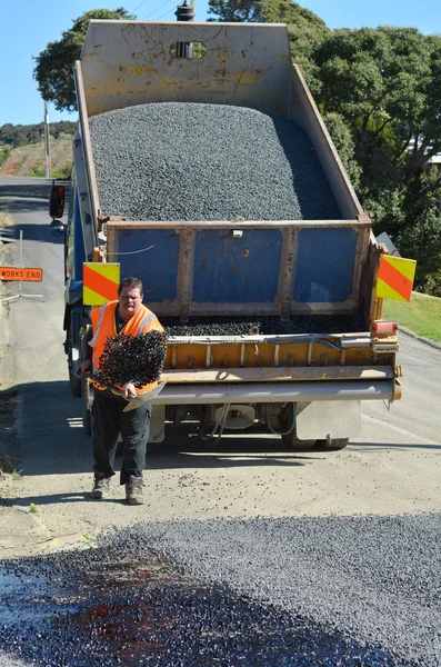 Trabajos de carretera — Foto de Stock