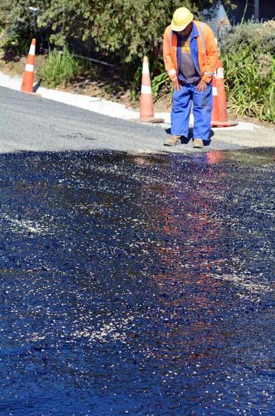 Trabajos de carretera — Foto de Stock