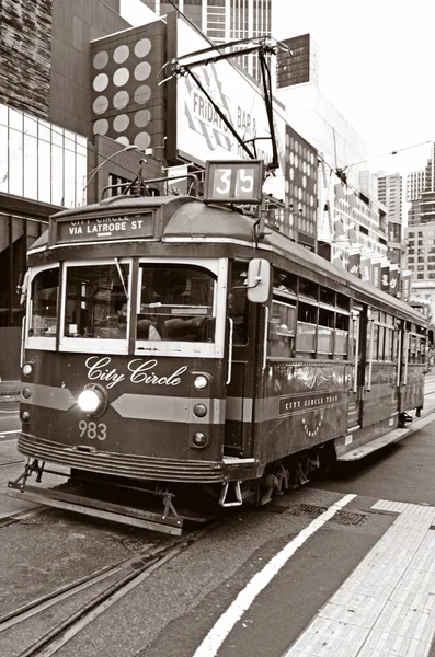 Eléctrico de Melbourne City Circle — Fotografia de Stock