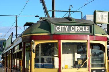 Melbourne şehir daire tramvay