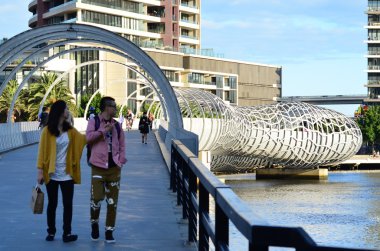 Webb Bridge - Melbourne clipart