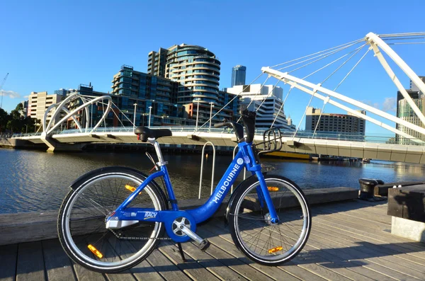 メルボルンの自転車のシェア — ストック写真