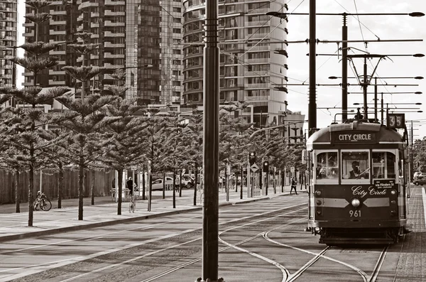 Melbourne City Circle Tram — Stock Photo, Image