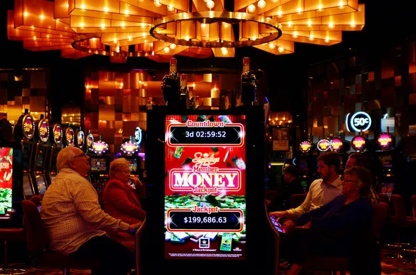 Crown casino a zábavní komplex - melbourne — Stock fotografie