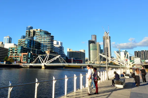 Seafarers Bridge - Melbourne — Stock Photo, Image