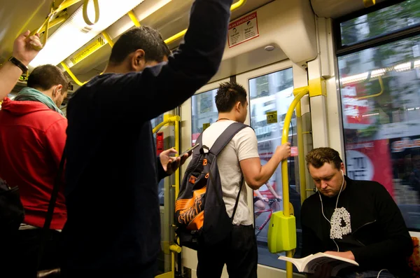 Straßenbahnnetz von Melbourne — Stockfoto