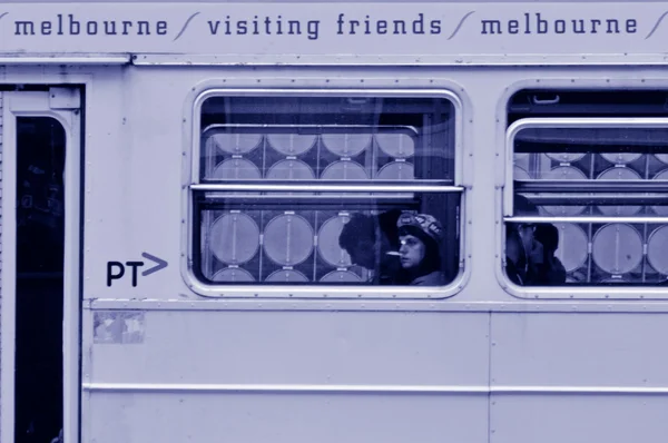 Melbourne tramvajové sítě — Stock fotografie