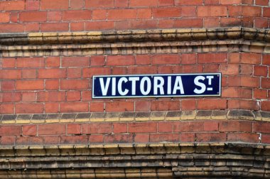 Victoria sokak tabelası - melbourne