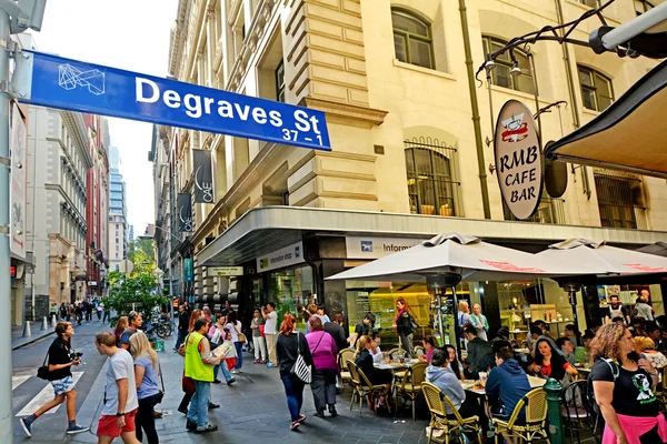 Degraves Street - Melbourne — Zdjęcie stockowe