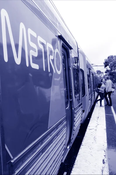 Metro Trains Melbourne — Stock Photo, Image