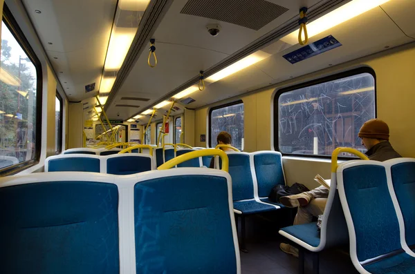 Поезда метро Мельбурн — стоковое фото