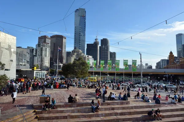 Federation Square - Melbourne — Stockfoto