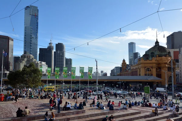 Federation Square - Melbourne — Stockfoto