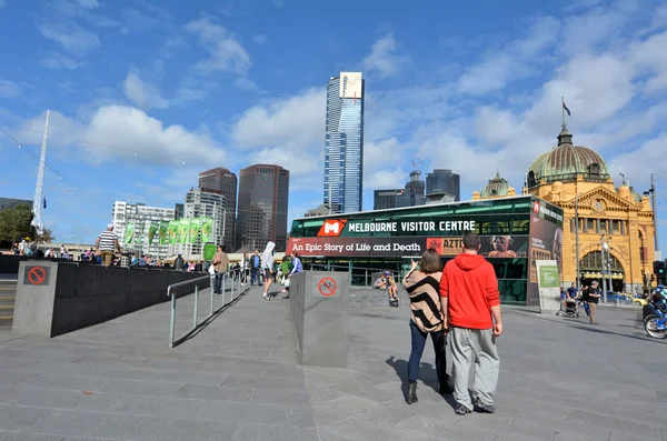 Federation Square - Melbourne — Stock Photo, Image