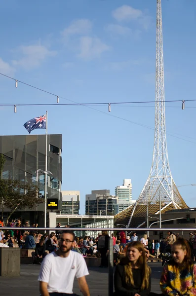 Площадь Федерации - Мельбурн — стоковое фото