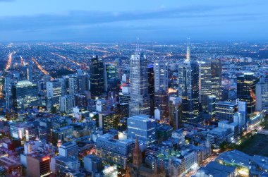 Melbourne manzarası