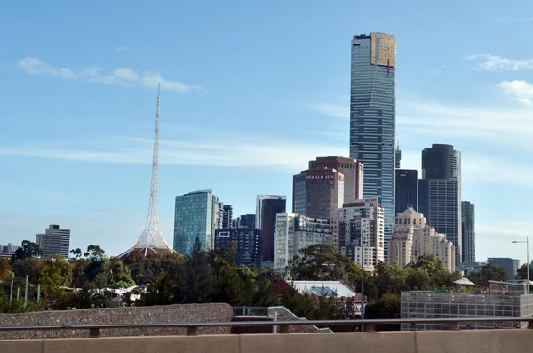 Melbourne Skyline — Stock Photo, Image