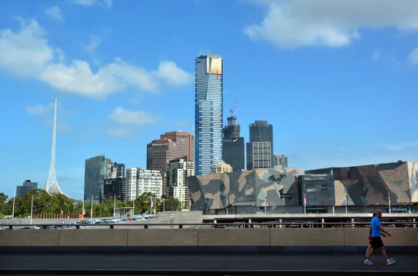 Melbourne skyline — стоковое фото
