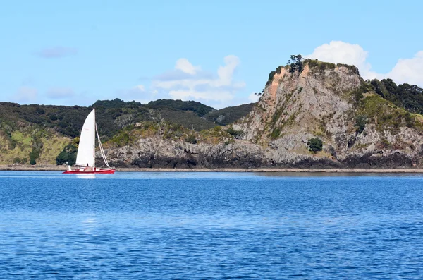 Yachtsegeln in der Bucht der Inseln Neuseeland — Stockfoto