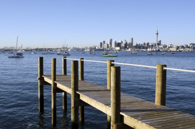 Auckland şehir manzarası