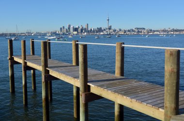 Auckland şehir manzarası