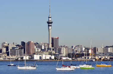 Auckland şehir manzarası