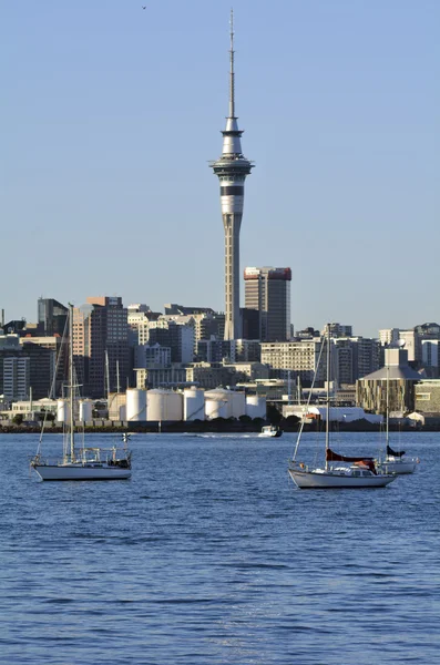 Auckland skyline centro da cidade — Fotografia de Stock