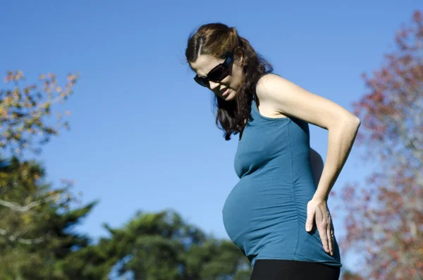 Pregnant woman health care — Stock Photo, Image