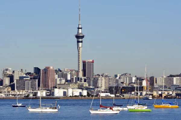 Panoramę centrum Auckland — Zdjęcie stockowe