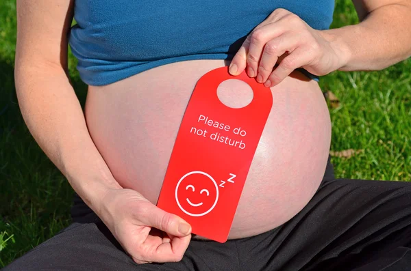 Pregnant woman with baby — Stock Photo, Image