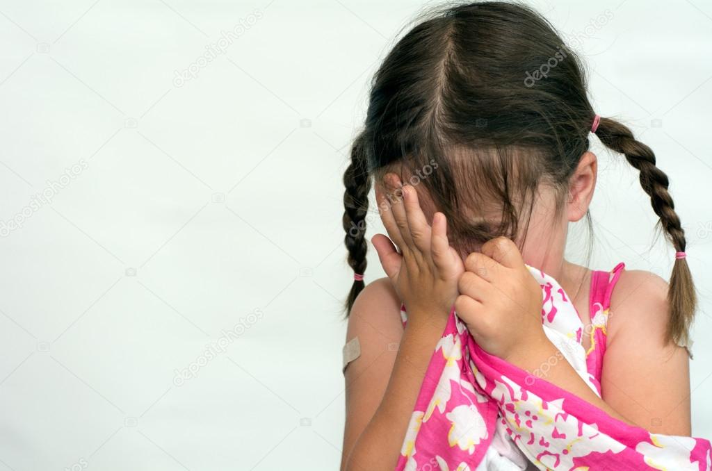 Little girl cry