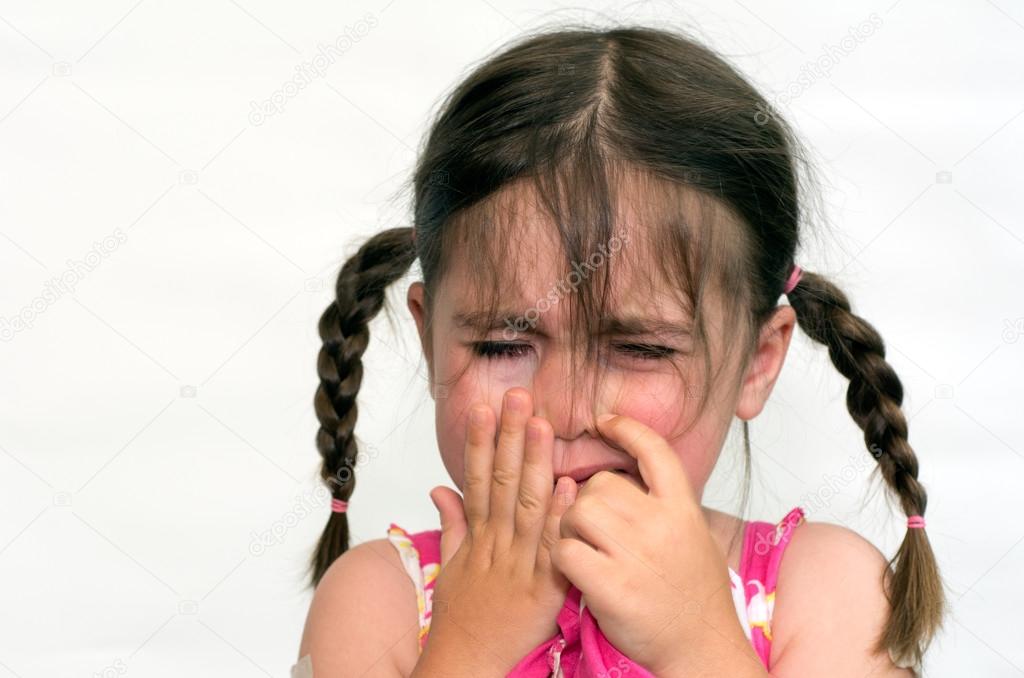 Little girl cry