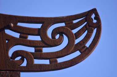 Maori kültür - ahşap eğme
