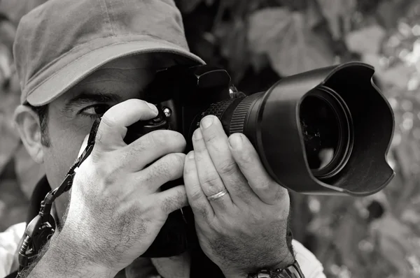 Natur- und Naturfotograf — Stockfoto