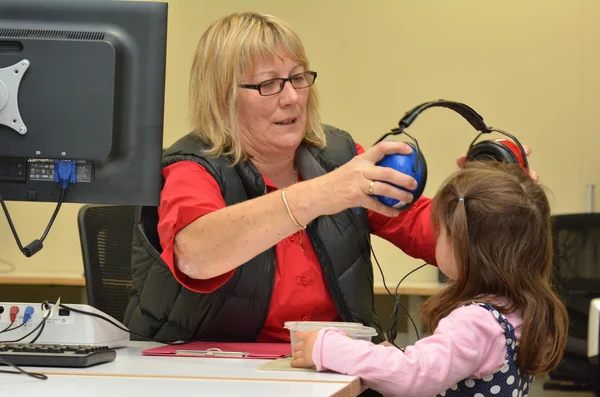 Hörcheck für Vorschulkinder — Stockfoto