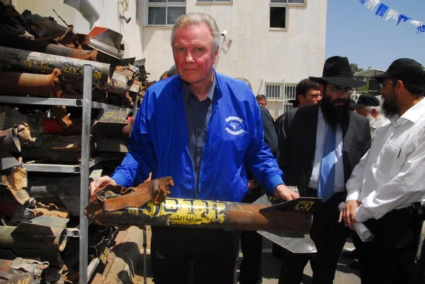 L'acteur Jonathan Voight, lauréat d'un Oscar, visite Sderot Isra — Photo