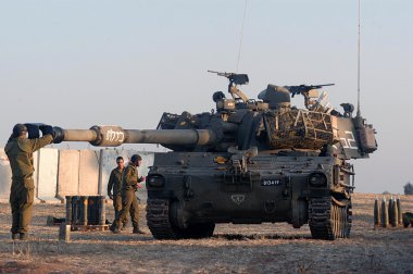 İsrail topçu m109 obüs birimi